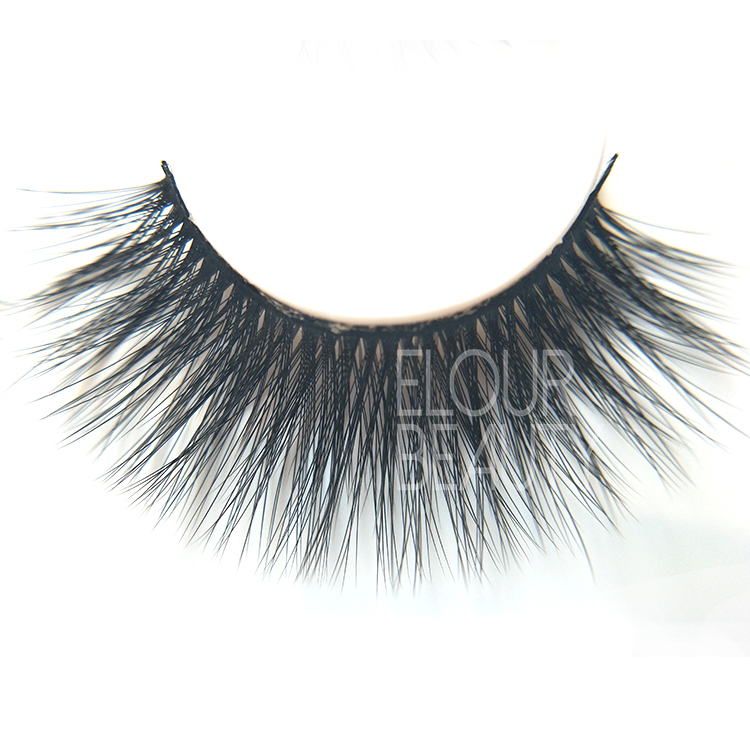 Faux mink volume 3d beauty lashes with private label packaging wholesale ED72